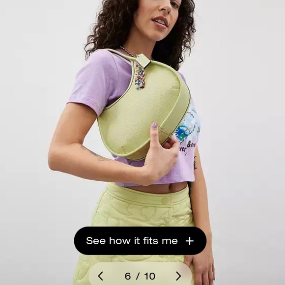 Coach Lime Green mini Ergo coachtopia - Picture 6 of 7